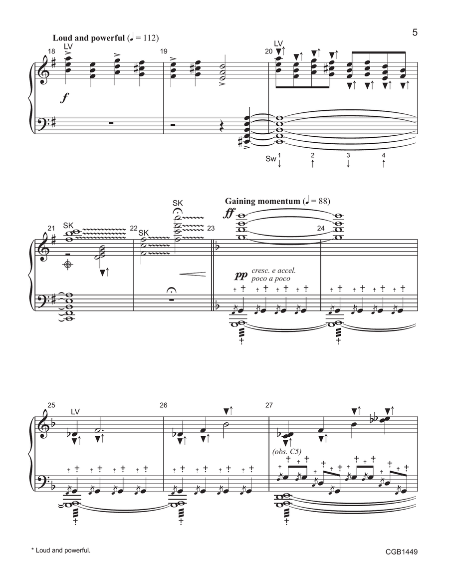 Icefall (5-7 Octaves) 3-Octaves - Digital Sheet Music page 5