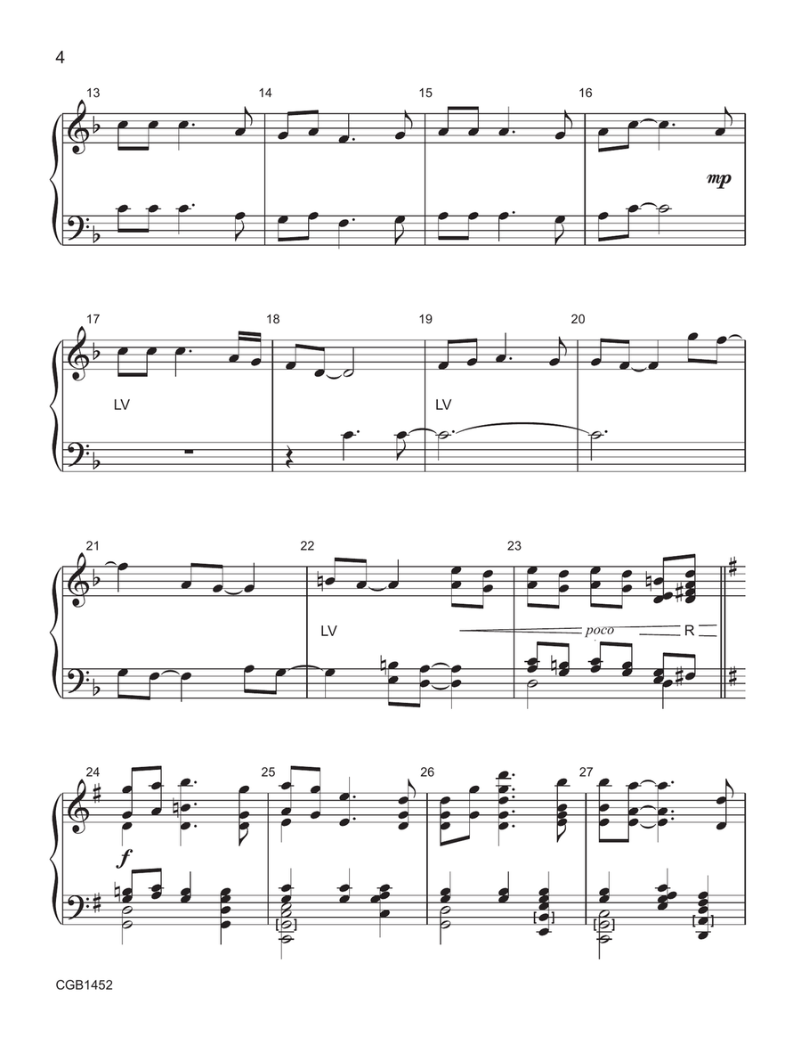 How Can I Keep from Ringing (4-7 Octaves) by Robert Lowry Handbell Choir - Digital Sheet Music page 4