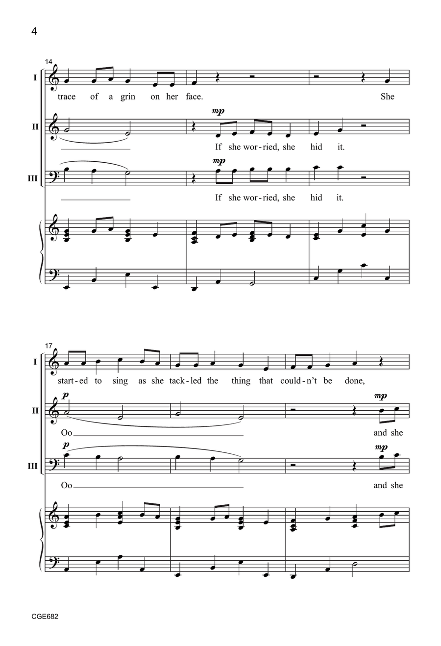 It Couldn't Be Done (Two-part) by Greg Gilpin 3-Part - Digital Sheet Music page 4