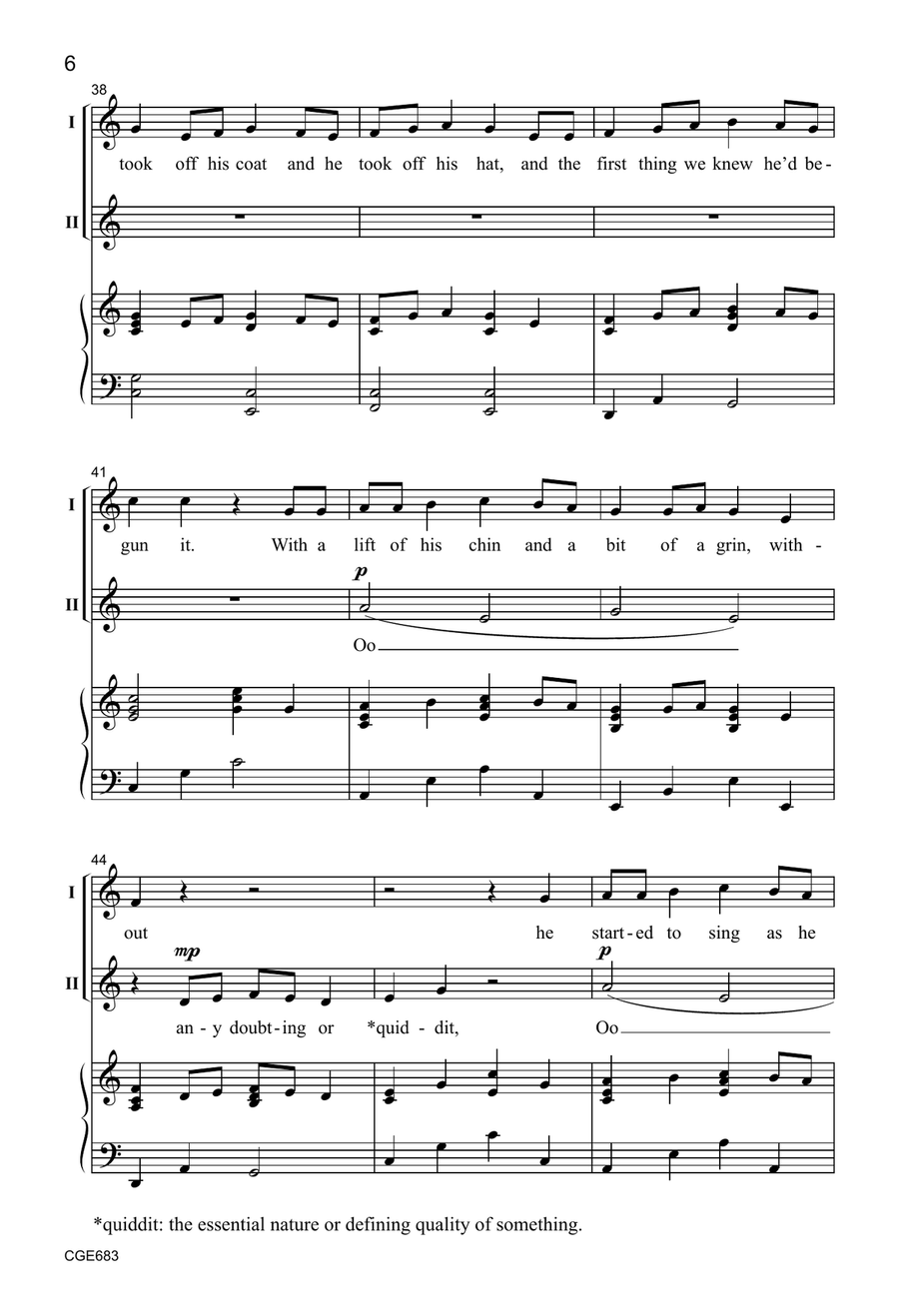 It Couldn't Be Done (Three-part Mixed) by Greg Gilpin 3-Part - Digital Sheet Music page 6