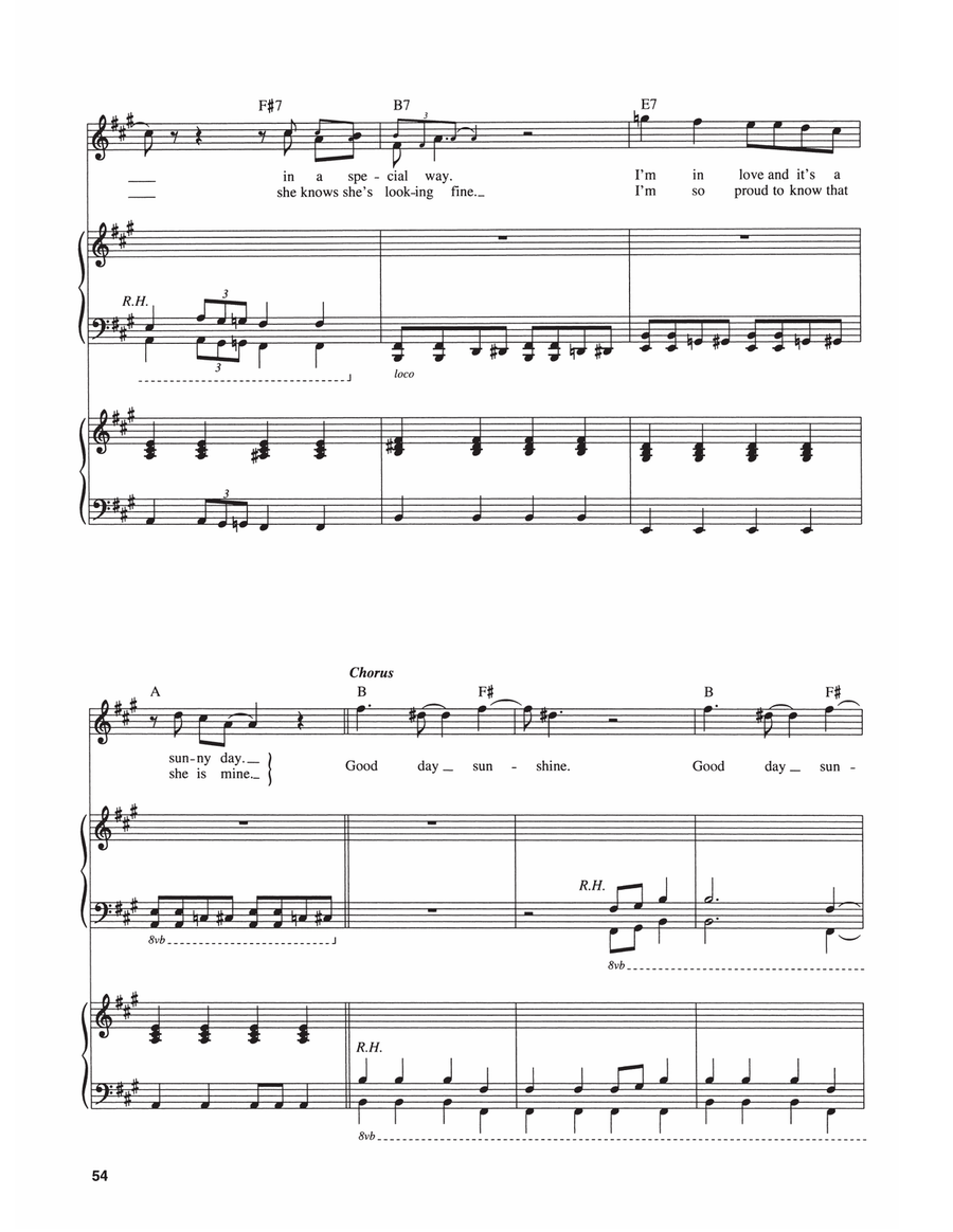 Good Day Sunshine by The Beatles Piano - Digital Sheet Music page 3
