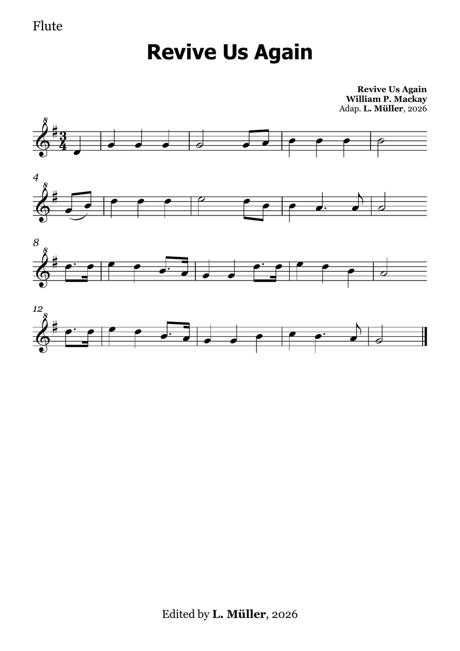 Revive Us Again - for Beginner Orchestra with chords Large Ensemble - Digital Sheet Music page 5