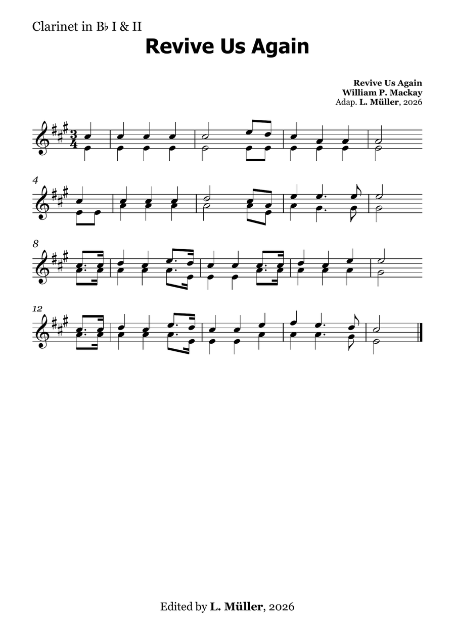 Revive Us Again- for Beginner Orchestra Large Ensemble - Digital Sheet Music page 6
