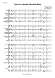 There Is a Fountain Filled with Blood - for Beginner Orchestra with chords