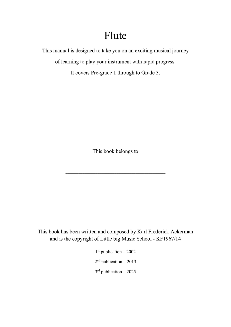 Winds - Flute Method Book Flute - Digital Sheet Music page 3