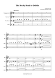 Rocky Road to Dublin - Brass quartet (tpt/hn/tbn/tba)
