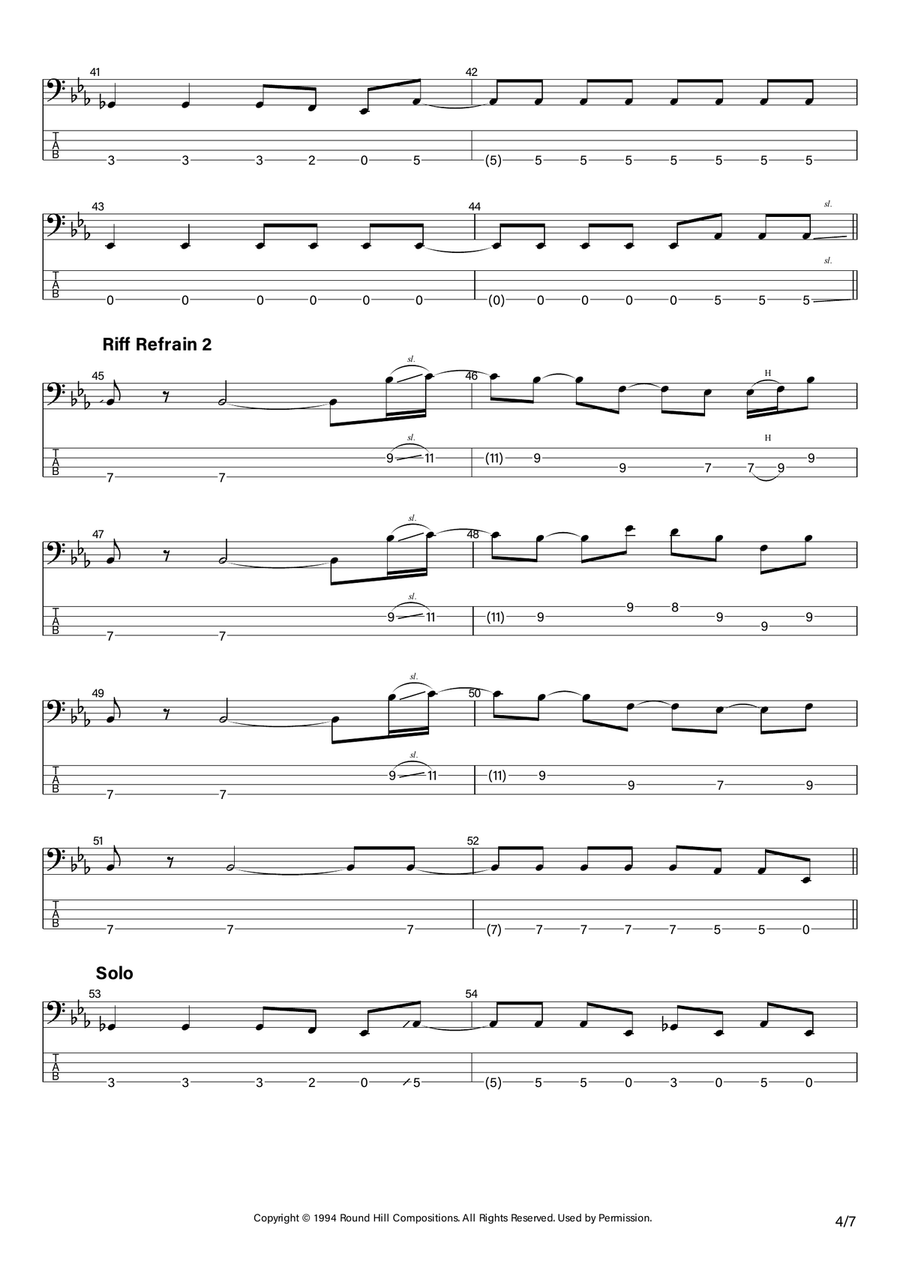No Excuses by Alice In Chains Acoustic Guitar - Digital Sheet Music page 4