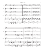Jingle Bell Rock Saxophone Quartet scores gallery preview page 3