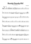 Randy Dandy Oh - Easy Double Bass in A minor without chords