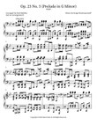 Op. 23 No. 5 (Prelude in G Minor)
