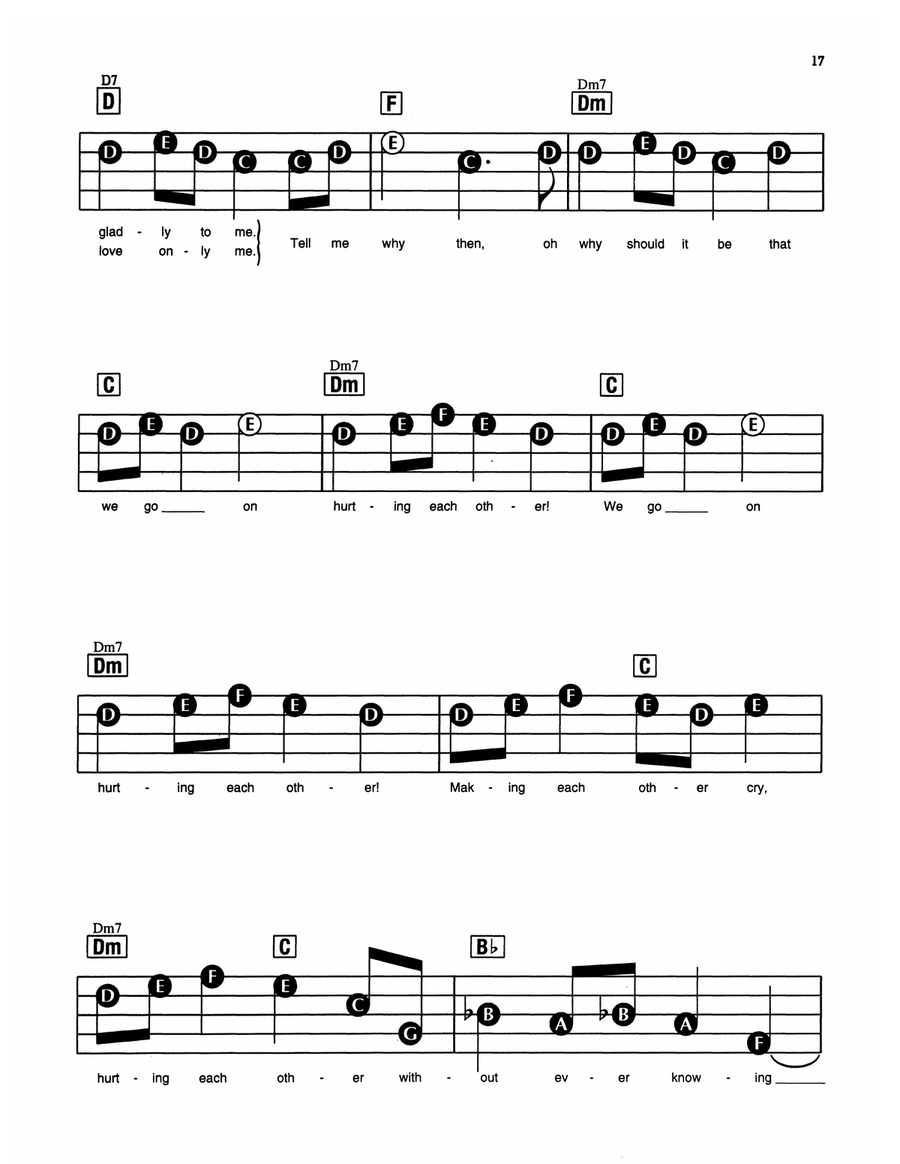 Hurting Each Other by The Carpenters Electronic Keyboard - Digital Sheet Music page 2