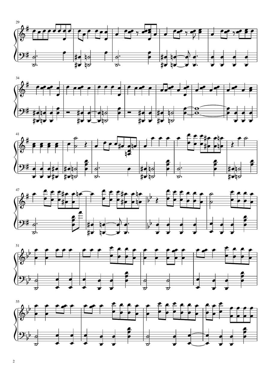 Fxck Up The World Easy Piano - Digital Sheet Music page 2