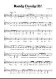 Randy Dandy Oh - Easy Voice in Ab minor without chords