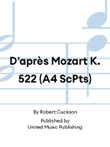 D'après Mozart K. 522 (A4 ScPts)