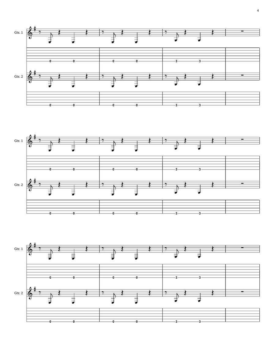 Mr. Blackwell by Kiss Classical Guitar - Digital Sheet Music page 4