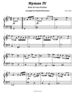 Hymne IV - Schubert (Easy Piano)