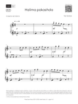 Halima pakasholo (Grade Initial, list A2, from the ABRSM Piano Syllabus 2027 & 2028)