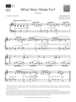 What Was I Made For? (Grade 1, list B2, from the ABRSM Piano Syllabus 2027 & 2028)