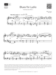 Blues for Lydia (Grade 5, list C2, from the ABRSM Piano Syllabus 2027 & 2028)