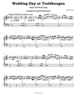Wedding Day at Troldhaugen - Grieg (Easy Piano)