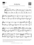 Andante (Grade 1, list A2, from the ABRSM Piano Syllabus 2027 & 2028)