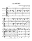 Carol of the Bells for Trumpet Quartet