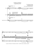 I Always Knew String Duet scores gallery preview page 3