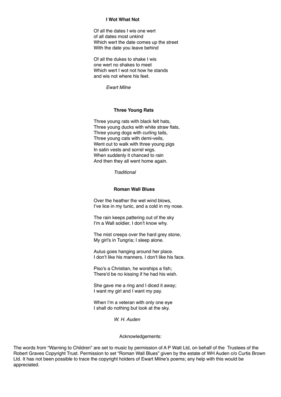 Five Travelling Songs 4-Part - Digital Sheet Music page 6