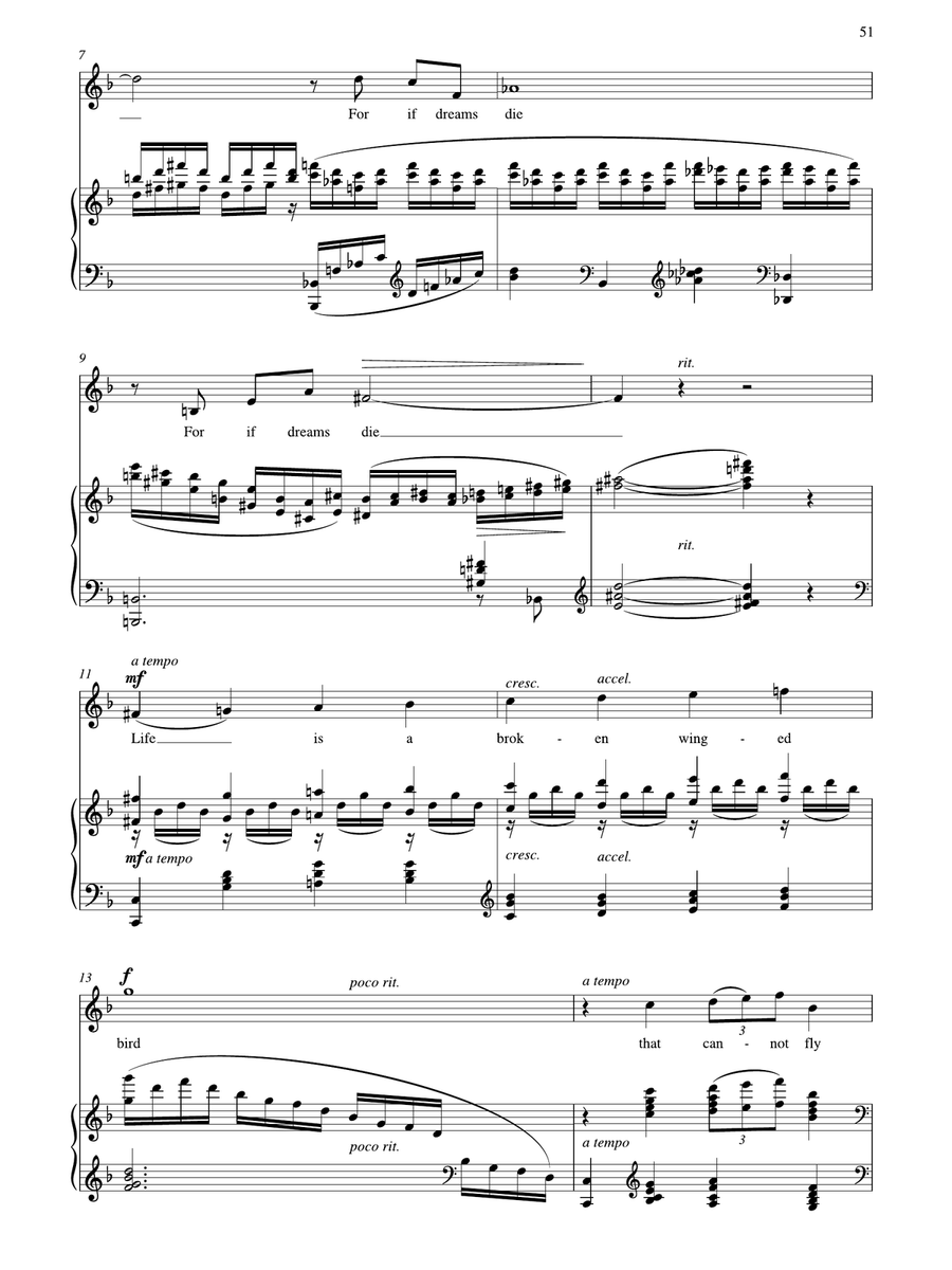 Hold Fast To Dreams (High Voice) by Florence Beatrice Price High Voice - Digital Sheet Music page 2
