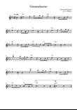 Greensleeves - Violin (with chords)