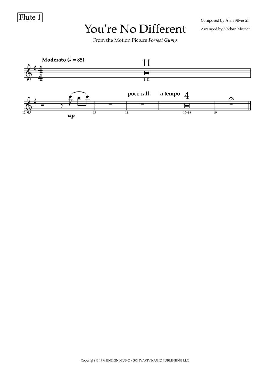 You're No Different by Alan Silvestri Chamber Orchestra - Digital Sheet Music page 6