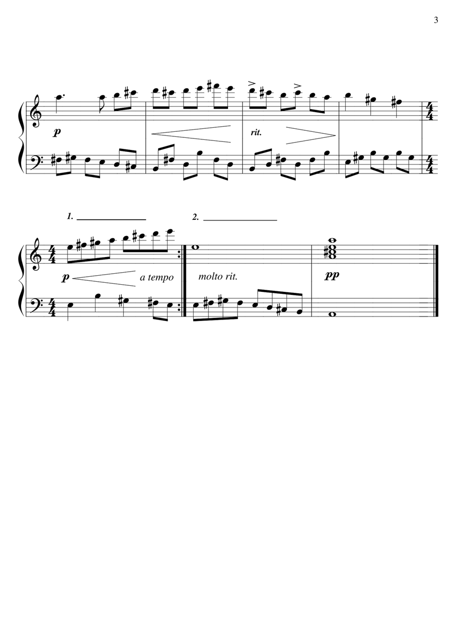 3 Romances - Book 2 Piano Solo - Digital Sheet Music page 4