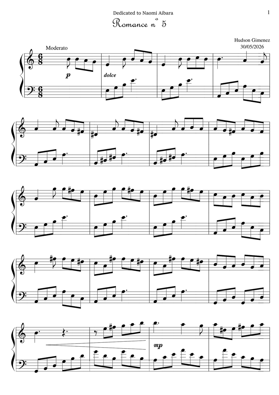 3 Romances - Book 2 Piano Solo - Digital Sheet Music page 5