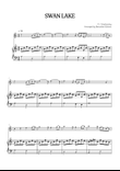Swan Lake (Theme) • Pyotr Ilyich Tchaikovsky | Flute & Piano Sheet Music