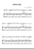Swan Lake (Theme) • Pyotr Ilyich Tchaikovsky | Trumpet & Piano Sheet Music (chords)