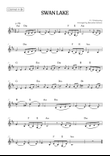 Swan Lake (Theme) • Pyotr Ilyich Tchaikovsky | Clarinet Sheet Music (chords)