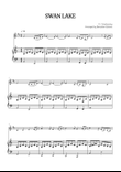 Swan Lake (Theme) • Pyotr Ilyich Tchaikovsky | Clarinet & Piano Sheet Music