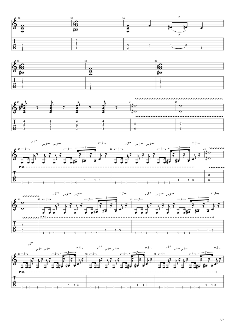 Blood On The Dance Floor by Michael Jackson Acoustic Guitar - Digital Sheet Music page 3
