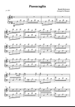 Easy Piano Passacaglia - Handel Halvorsen (Arr. Shappax) - Alphabetical Note Names