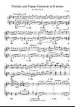 Prelude and Fugue-Fantaisie in B minor, Op. 5 No. 1