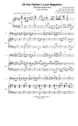 Of the Father's Love Begotten (Divinum Mysterium) ~ Cello and Piano