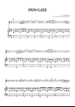 Swan Lake (Theme) • Pyotr Ilyich Tchaikovsky | Acoustic Guitar & Piano Sheet Music