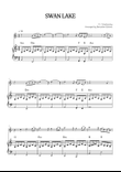 Swan Lake (Theme) • Pyotr Ilyich Tchaikovsky | Acoustic Guitar & Piano Sheet Music (chords)