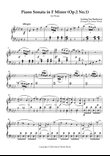 Piano Sonata in F Minor (Op. 2 No. 1) - Small Hands Edition
