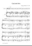 Caro Mio Ben - Baritone Voice & Piano - Ab Major