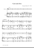 Caro Mio Ben - Baritone Voice & Piano - C Major