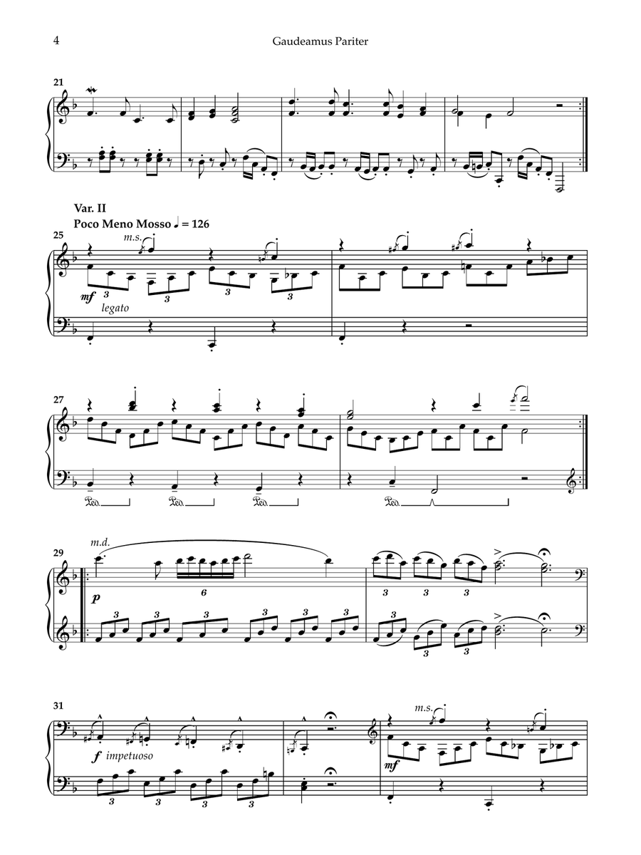 Three in One Piano Solo - Digital Sheet Music page 4