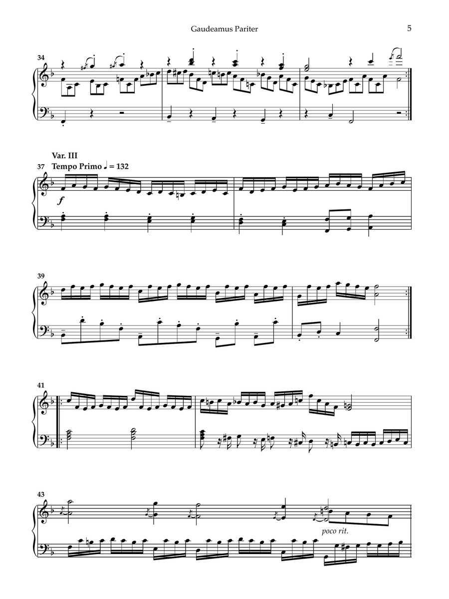 Three in One Piano Solo - Digital Sheet Music page 5