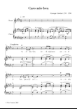 Caro Mio Ben - Tenor Voice & Piano - E Major
