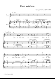 Caro Mio Ben - Tenor Voice & Piano - F Major